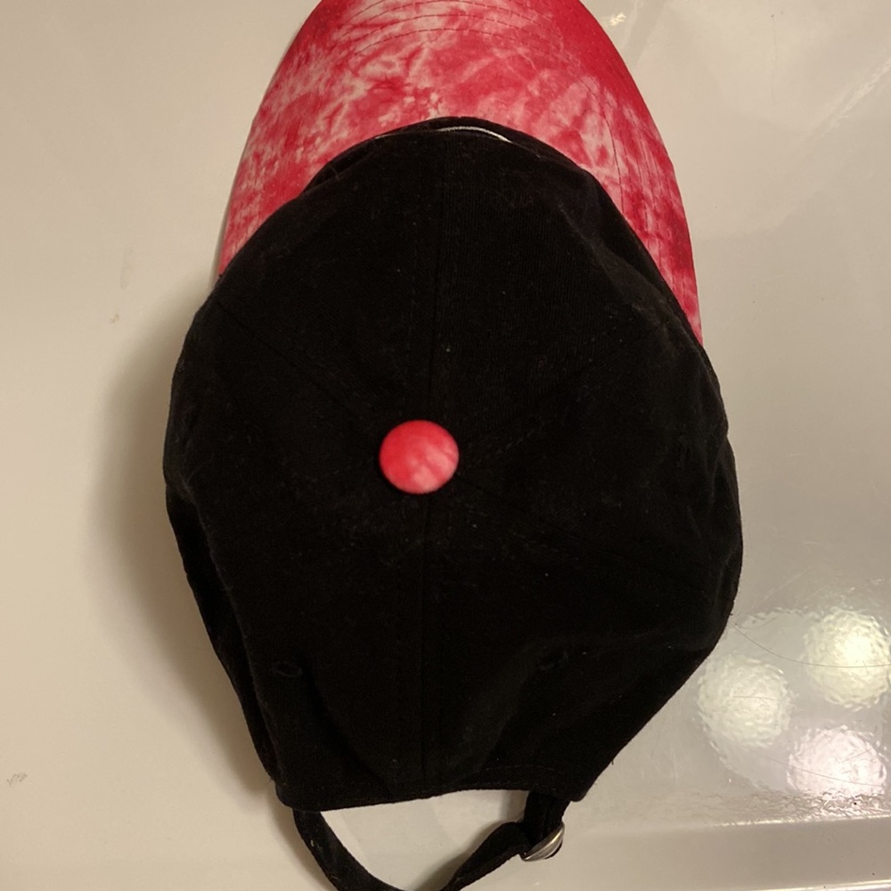 Disney Minnie Mouse Girls Hat, Black w/Pink Tye Dye, OSFA - Picture 8 of 13